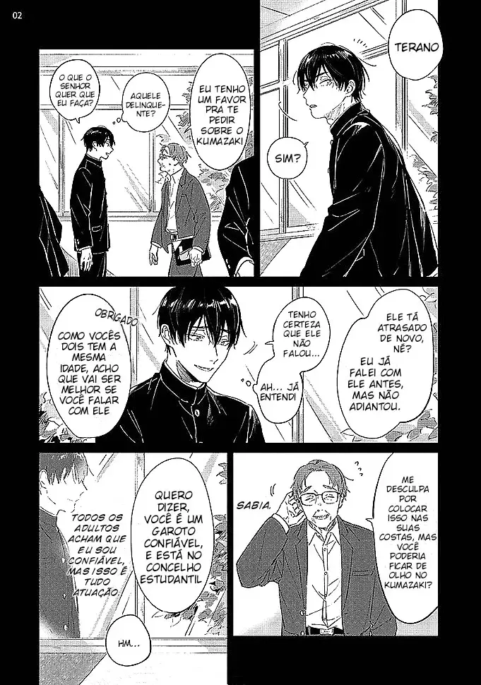 Terano-kun para Kumazaki-kun – Capítulo 02 Yaoi – Página 2