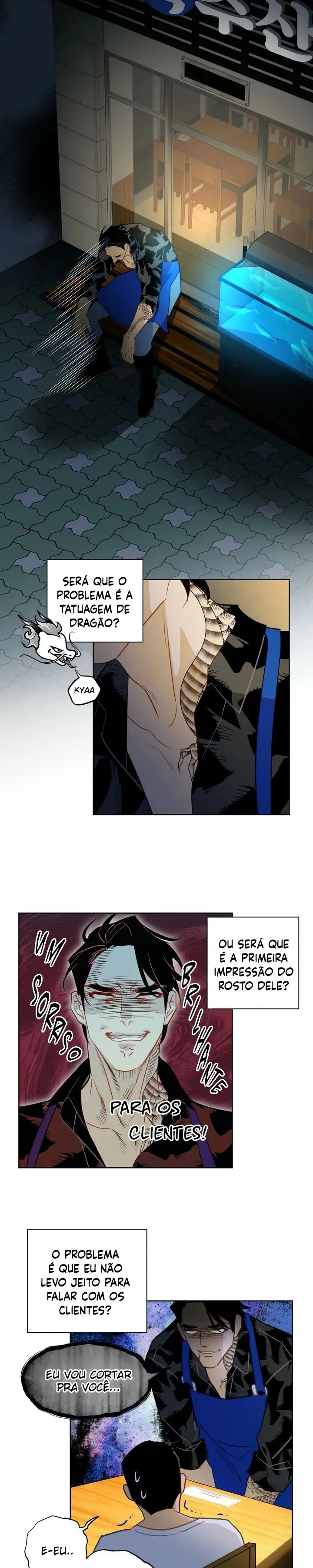 The First Love of the Sushi Restaurant Owner is a Mermaid – Capítulo 01 Yaoi – Página 8