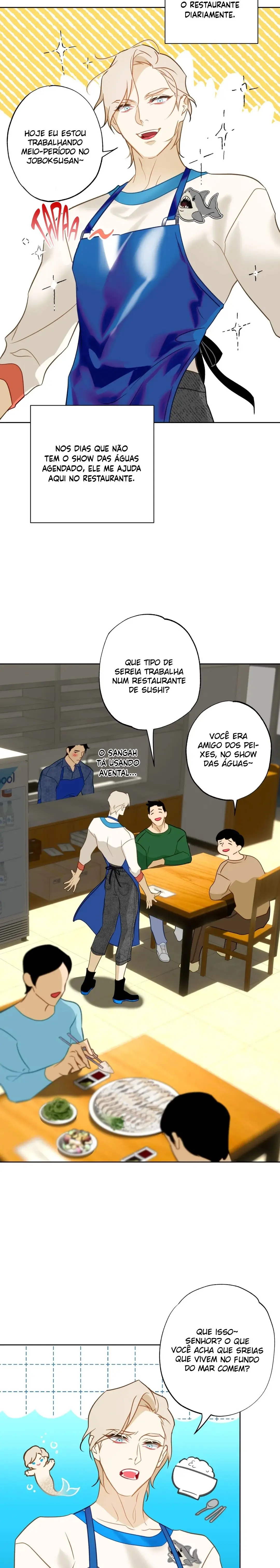 The First Love of the Sushi Restaurant Owner is a Mermaid – Capítulo 03 Yaoi – Página 7