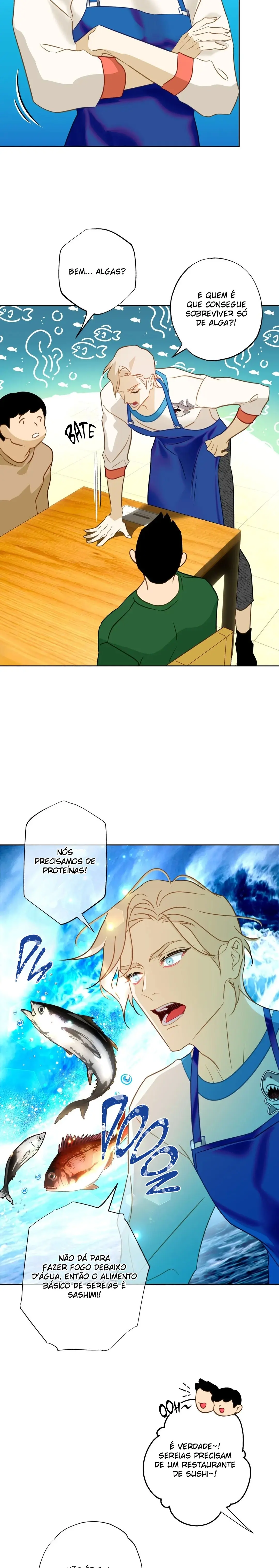 The First Love of the Sushi Restaurant Owner is a Mermaid – Capítulo 03 Yaoi – Página 8