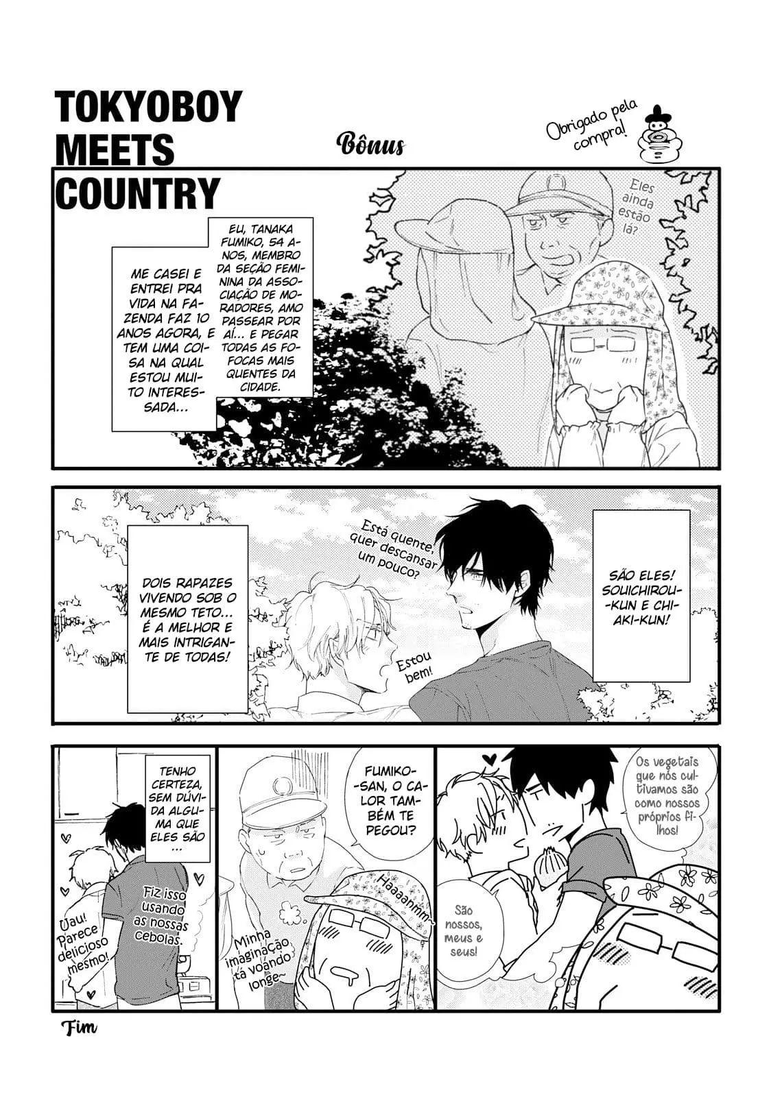 Tokyo Boy meets Country – Capítulo Extra – Fim Yaoi – Página 11