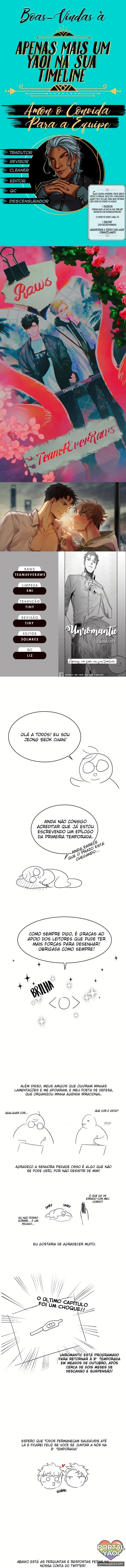 Unromantic – Capítulo 29.1 Yaoi – Página 1