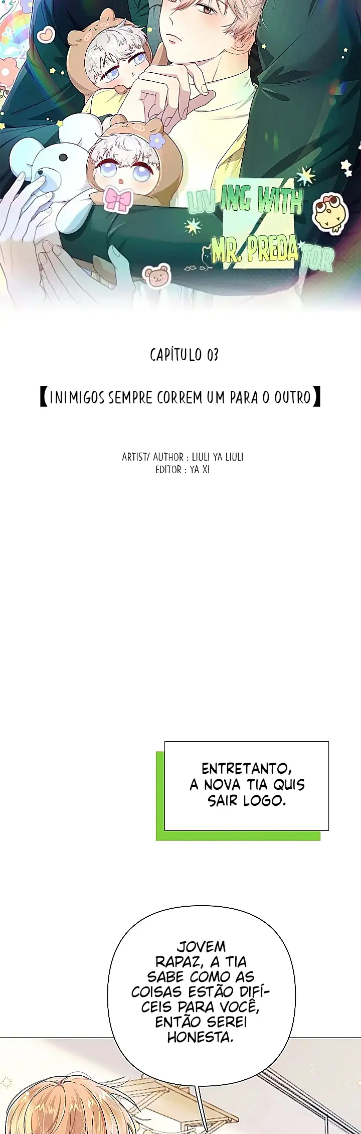 Vivendo com o Sr. Predador – Capítulo 03 Yaoi – Página 12