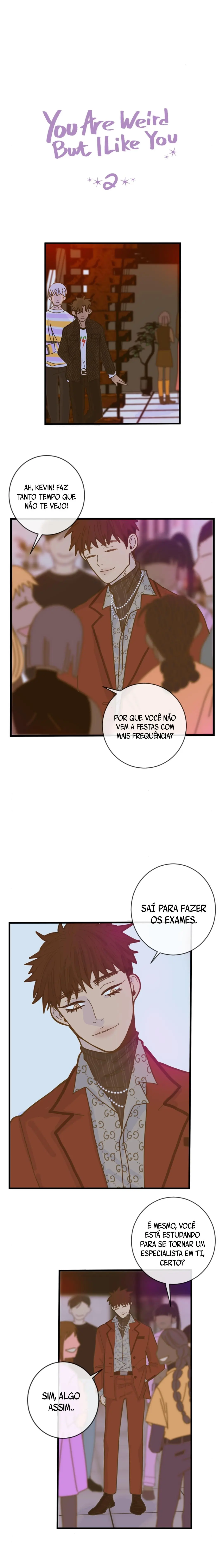 Você é estranho, mas eu gosto de você – Capítulo 02.1 Yaoi – Página 1