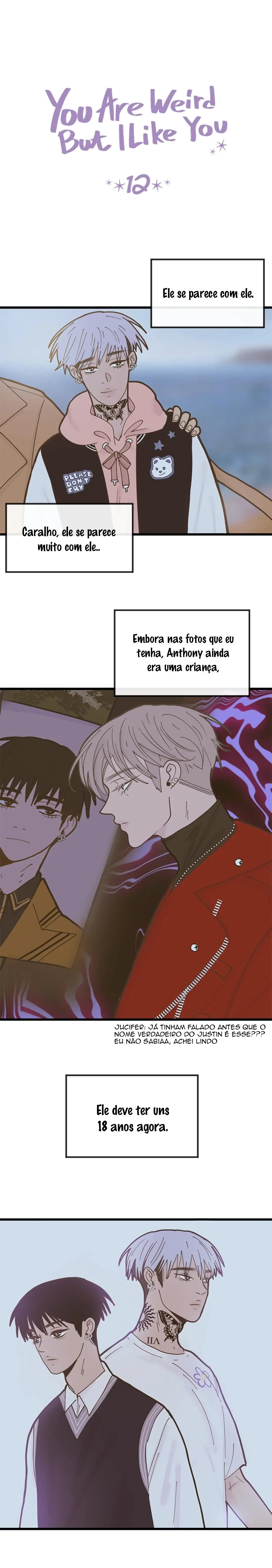 Você é estranho, mas eu gosto de você – Capítulo 12.1 Yaoi – Página 1