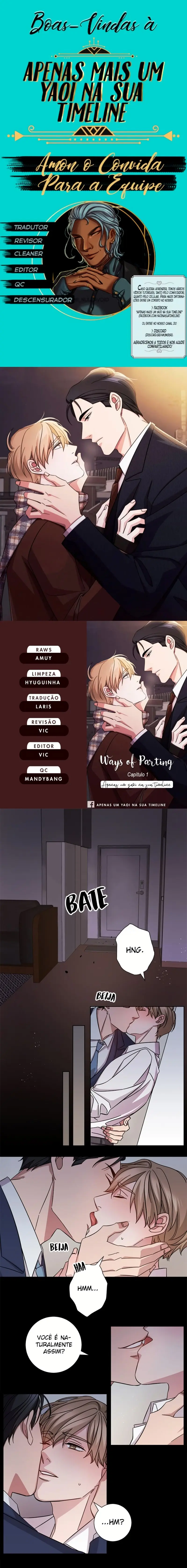 Ways of Parting – Capítulo 01 Yaoi – Página 1