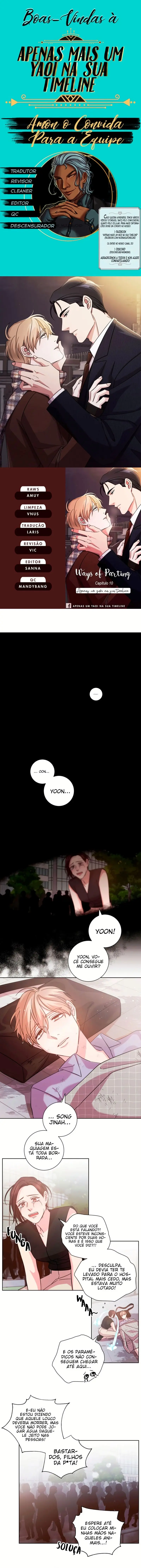 Ways of Parting – Capítulo 10 Yaoi – Página 1