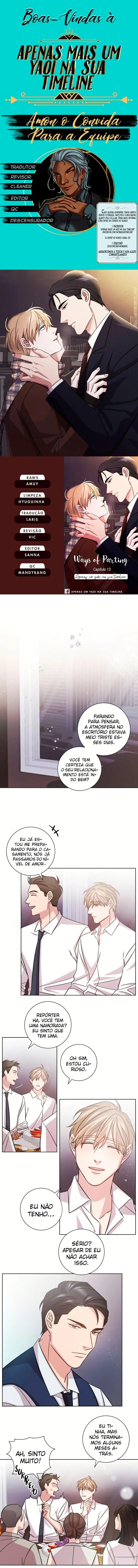 Ways of Parting – Capítulo 13 Yaoi – Página 1