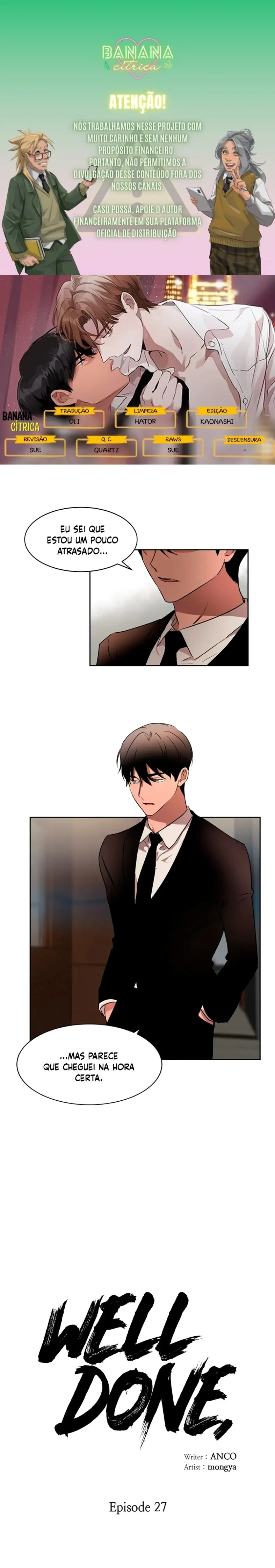 Well Done – Capítulo 27 Yaoi – Página 1