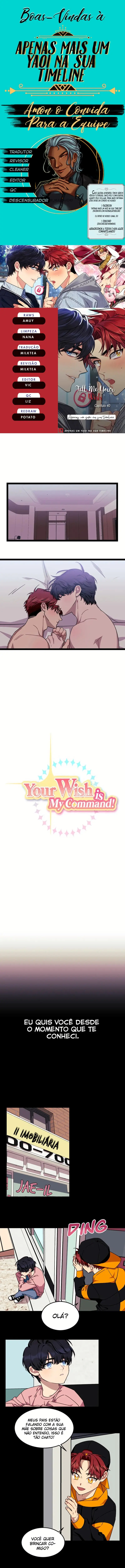 Your Wish Is My Command! – Capítulo 40 Yaoi – Página 1